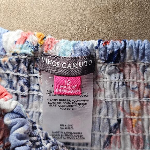 Vince Camuto Girls 12 Romper Pastel Peach Blue Hamptons Tween Beach - Picture 9 of 10